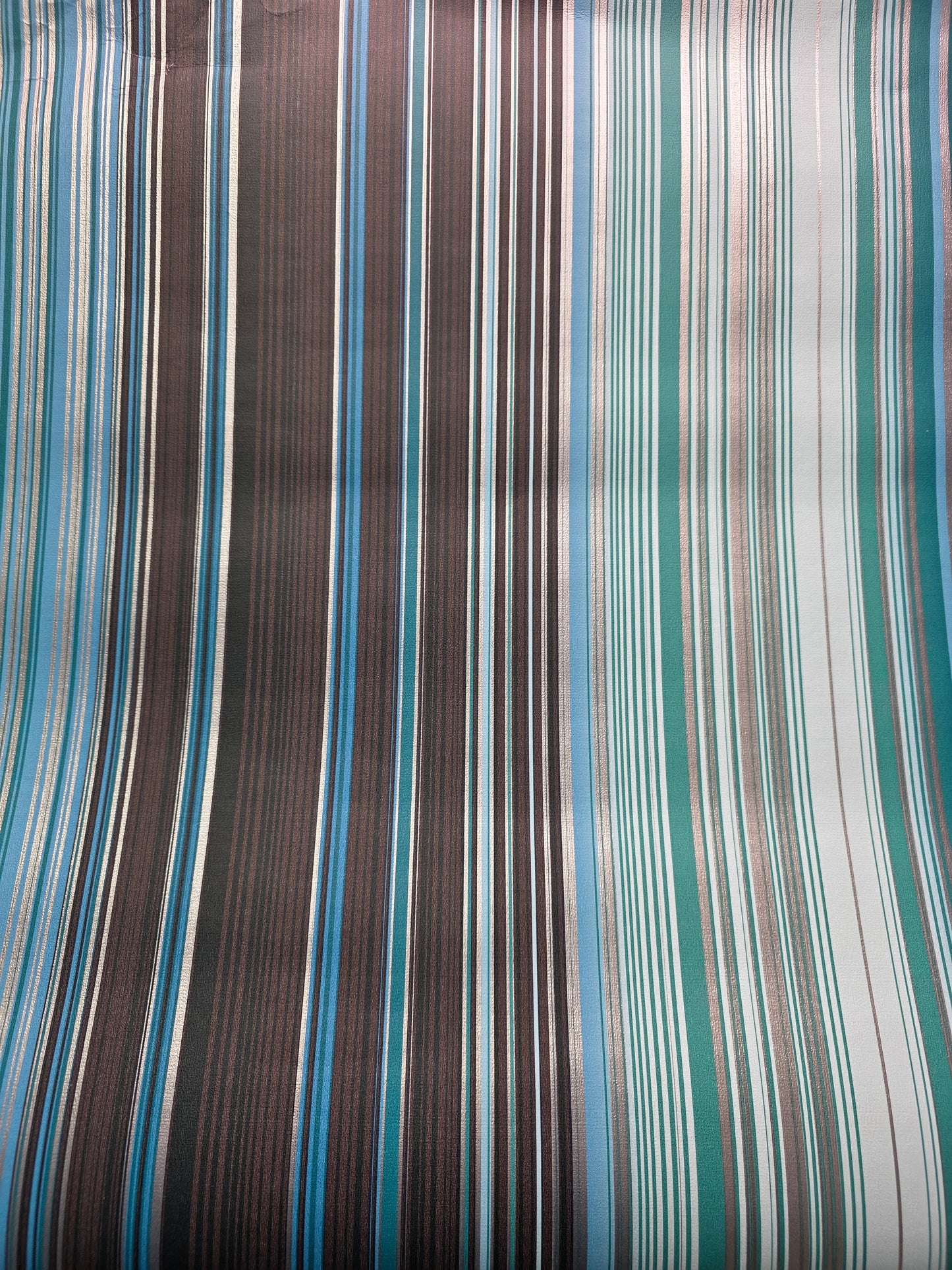 Sophia Stripe Blue Modern Striped Wallpaper – Teal & Grey Feature Wall (118507)
