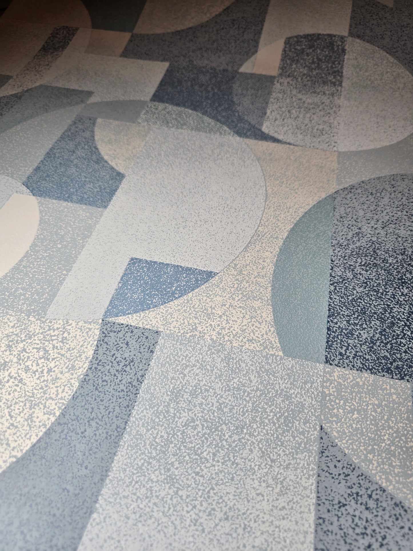 Venn Blue Geometric Circles Wallpaper (65852)